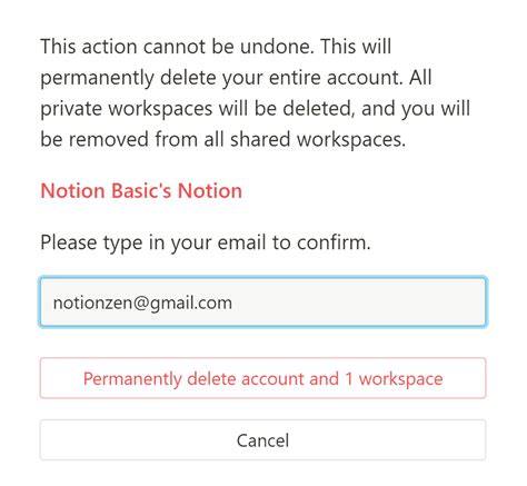 notion delete email.